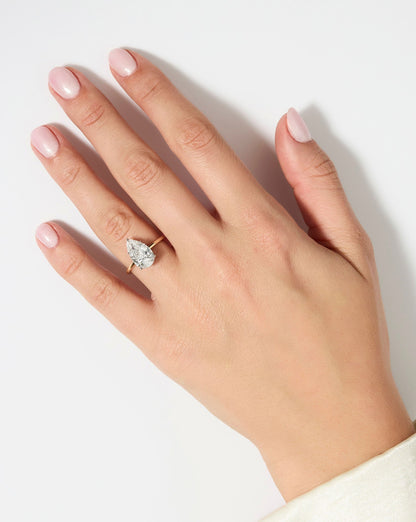 2.69 Pear Lab Diamond in Whisper Thin®