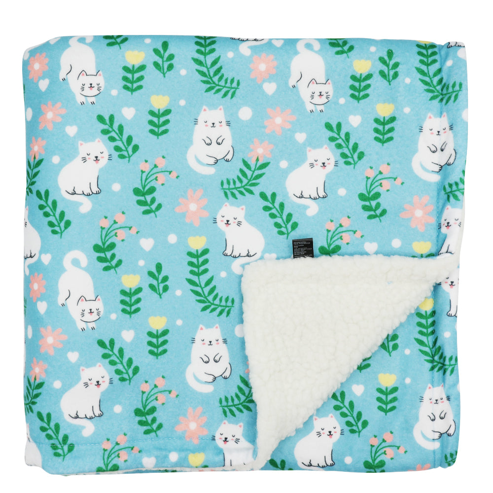 Pet Blanket - Purrs & Petals