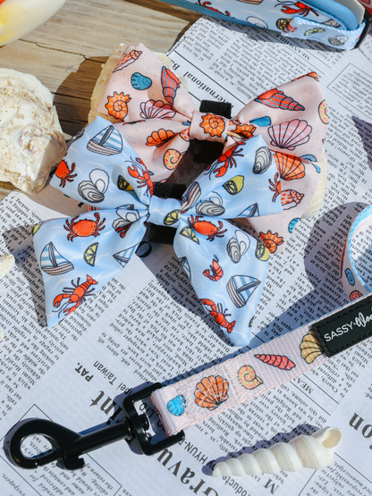 Dog Sailor Bow - Coastal Cuties