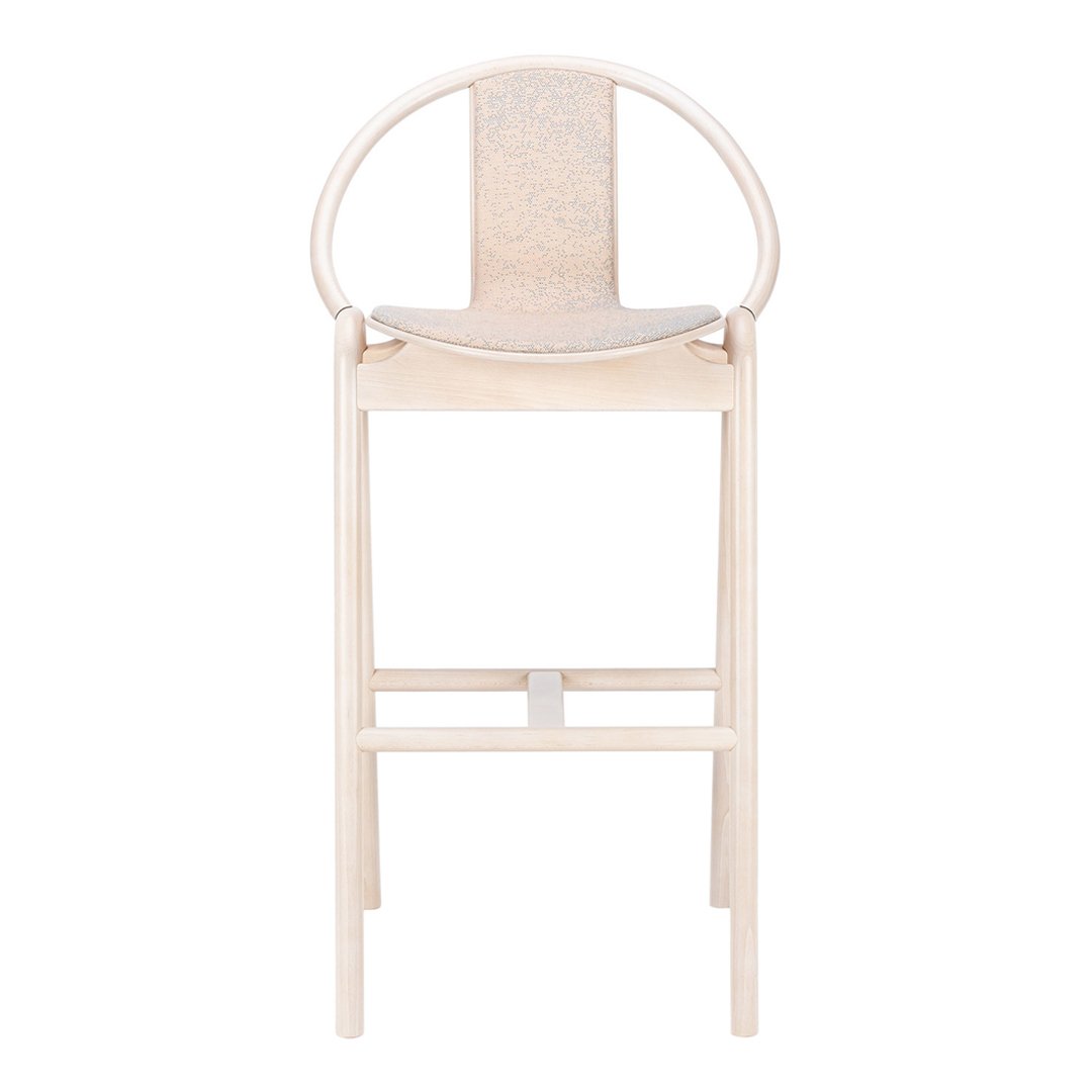 Again Barstool - Upholstered - Beech Frame