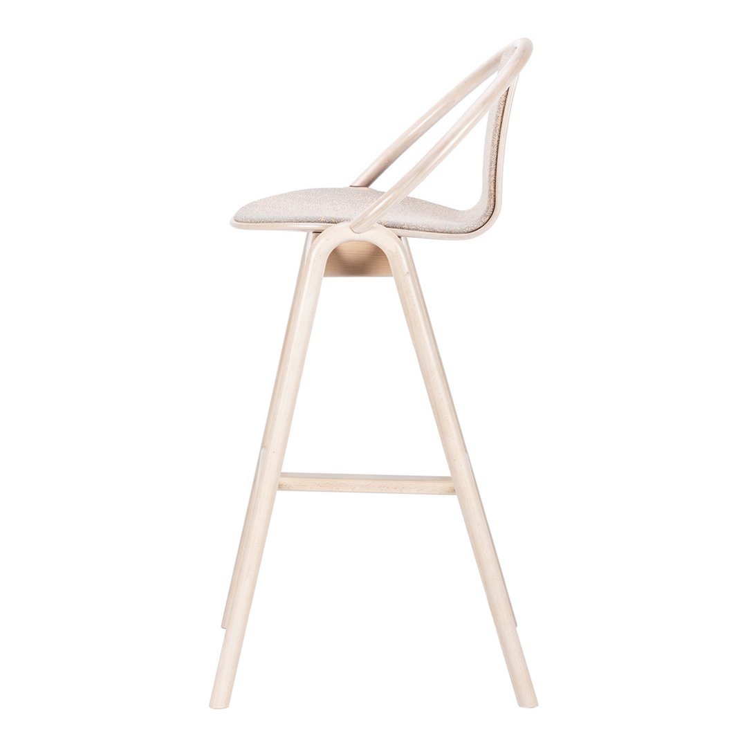 Again Barstool - Upholstered - Beech Frame
