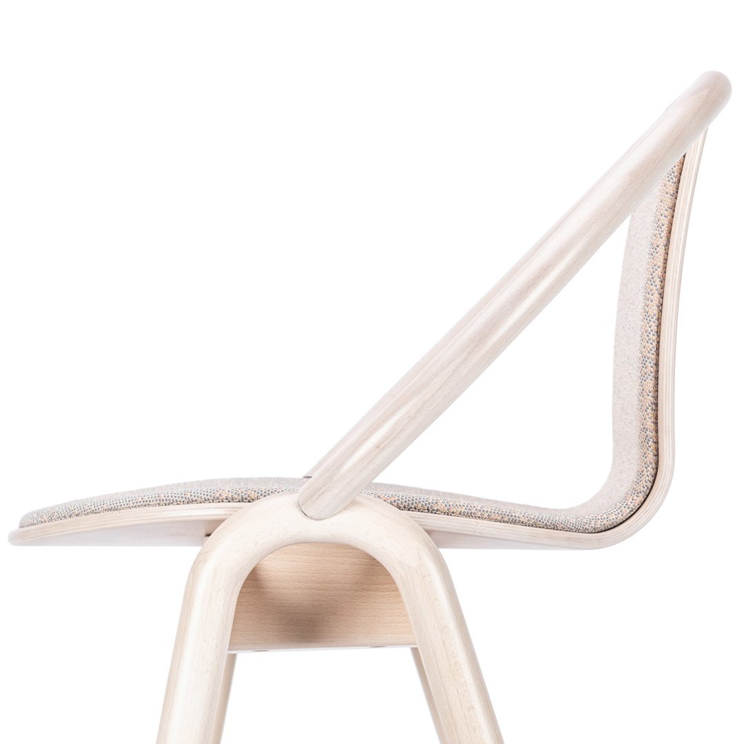 Again Barstool - Upholstered - Beech Frame