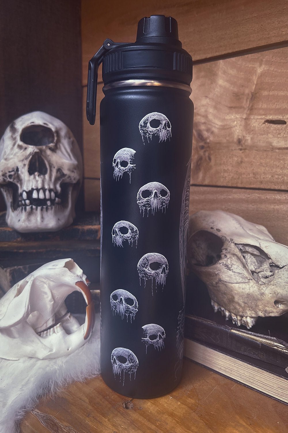 Angel of Death 24 Oz Water Bottle Tumbler