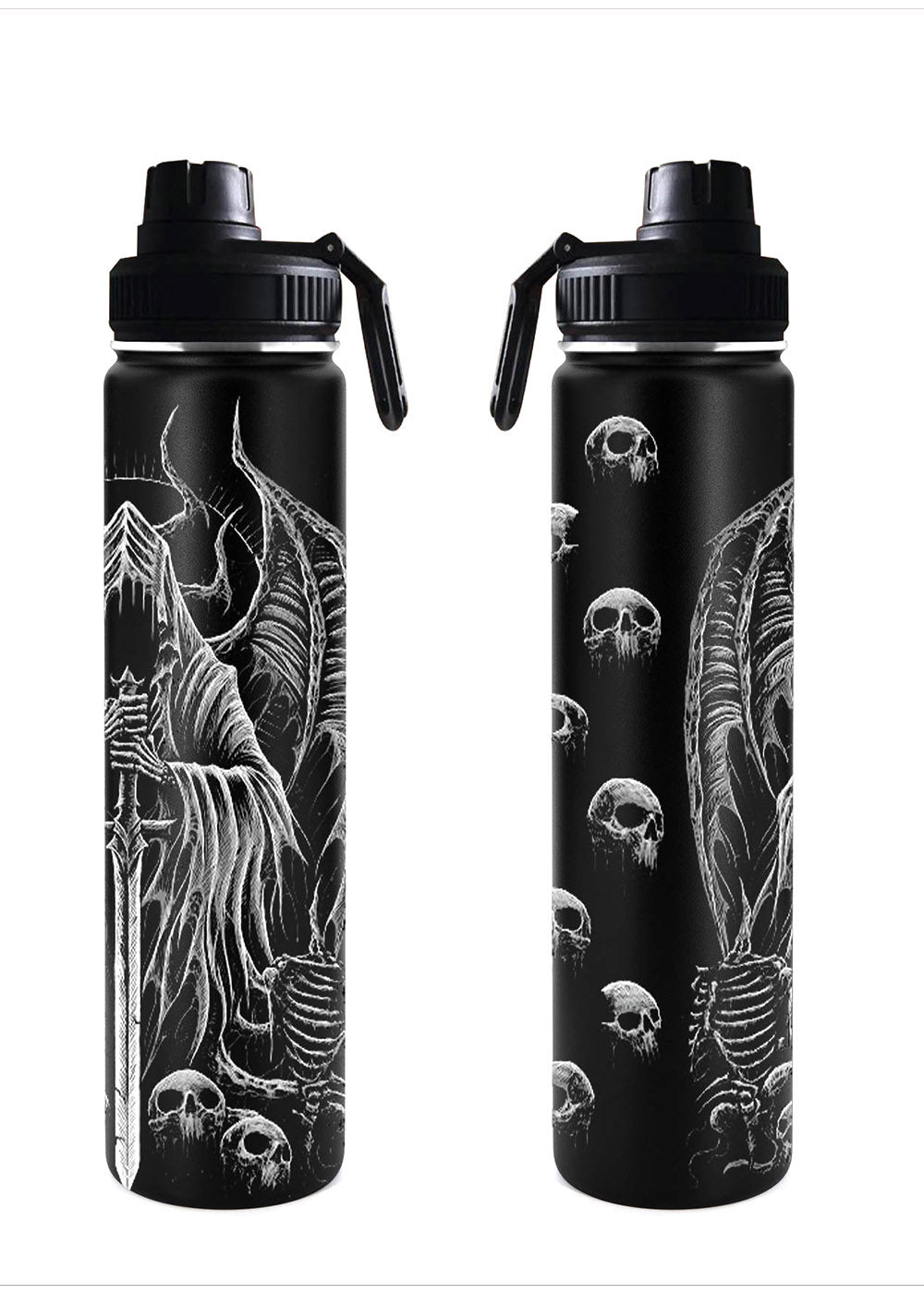 Angel of Death 24 Oz Water Bottle Tumbler