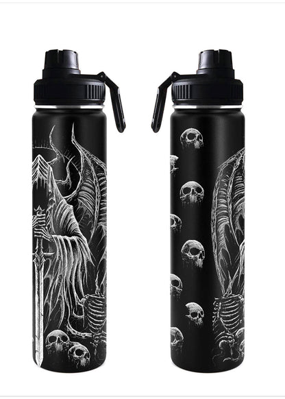Angel of Death 24 Oz Water Bottle Tumbler