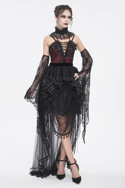 Antoinette Gothic Bustle Skirt with Train