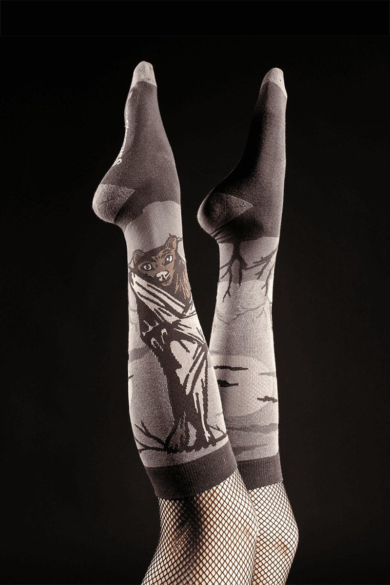 Bat Knee High Socks