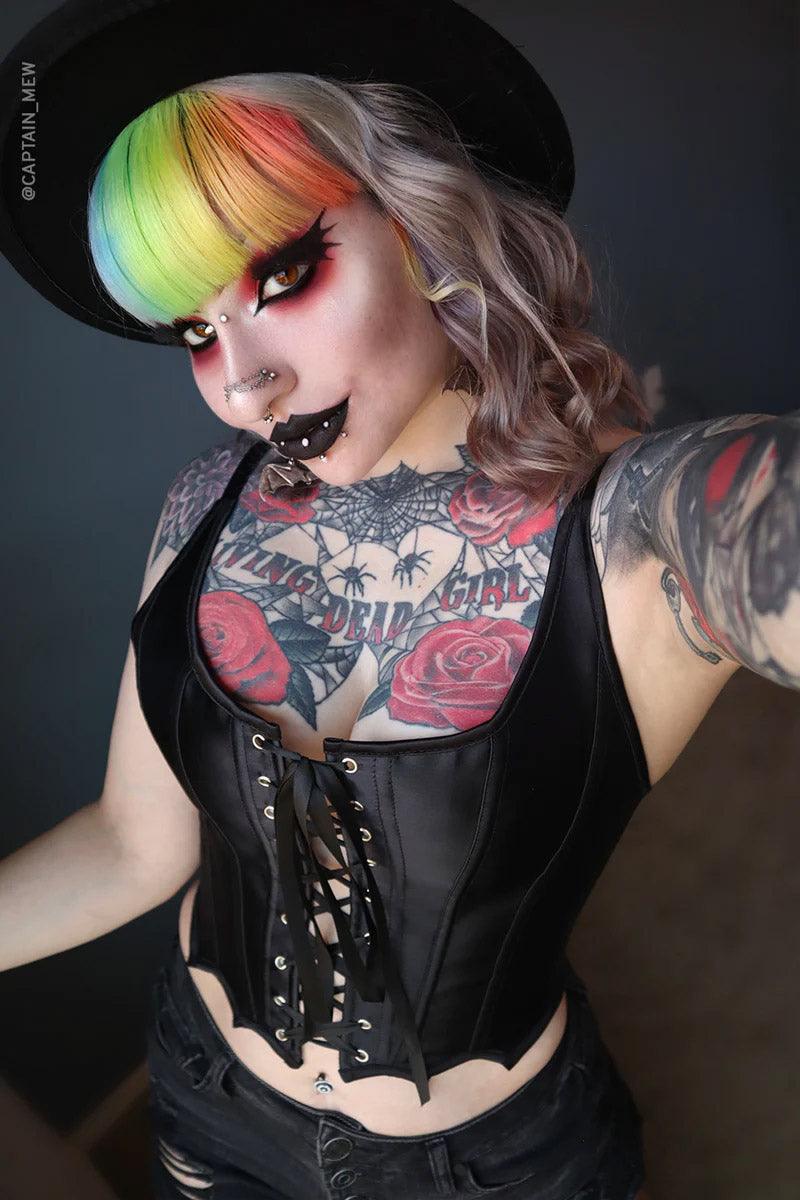 Bat Wing Corset Top