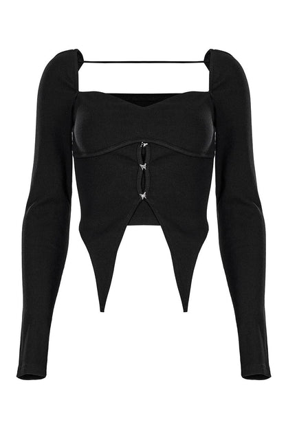 Black Butterflywings Top