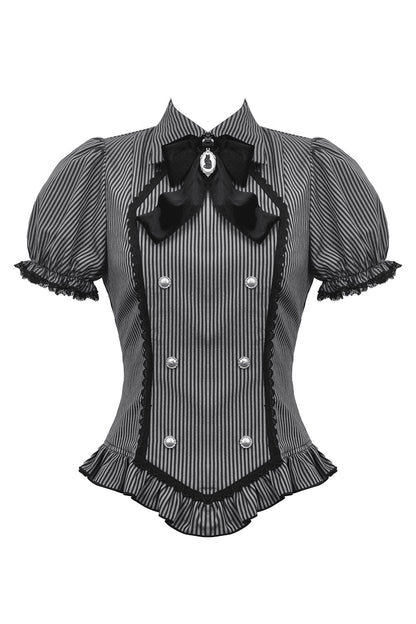 Black Cat Coven Cameo Blouse