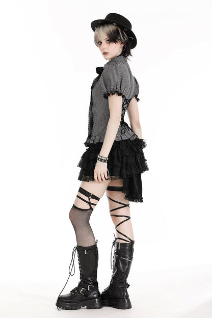 Black Cat Coven Cameo Blouse