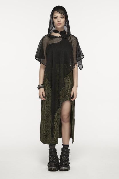 Black Coven Hooded Cloak