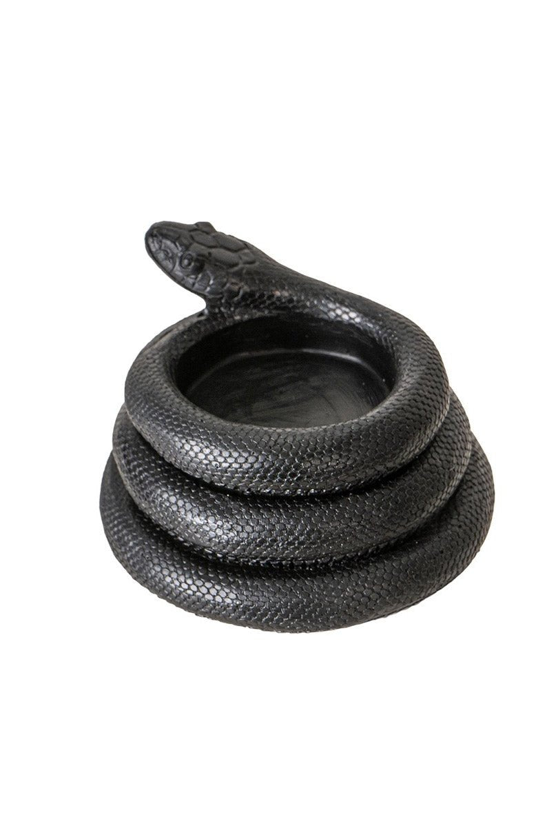 Black Snake Tealight Candle Holder