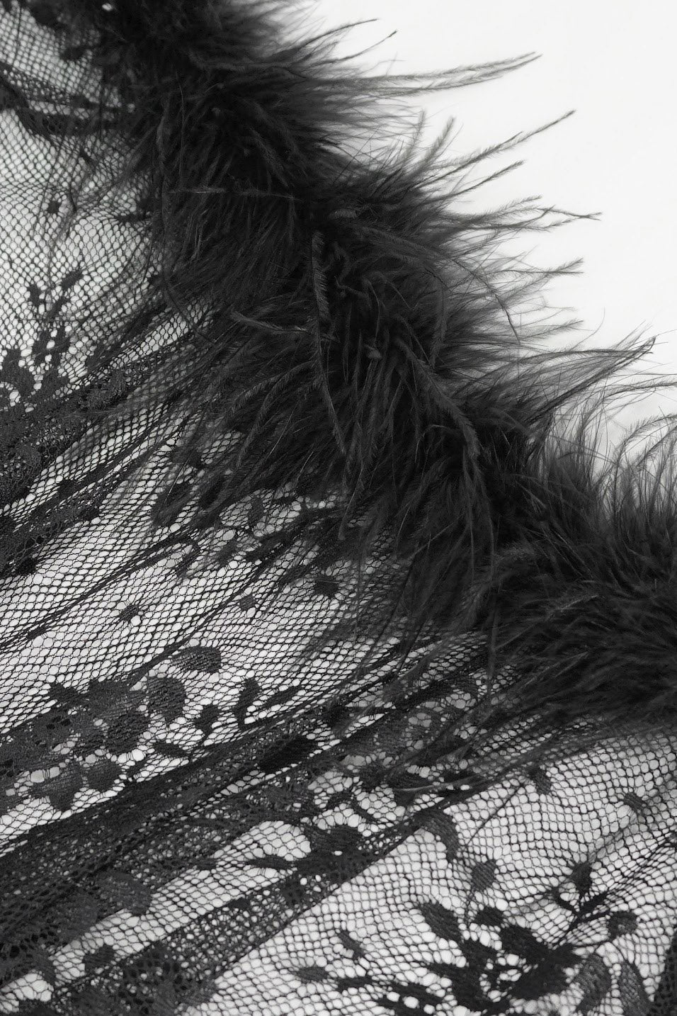 Black Vampress Lace Capelet