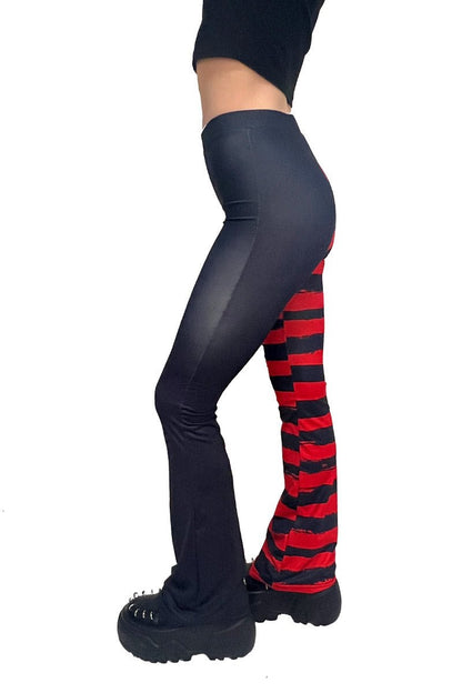 Blood Bat Striped Flares [BLACK/RED]
