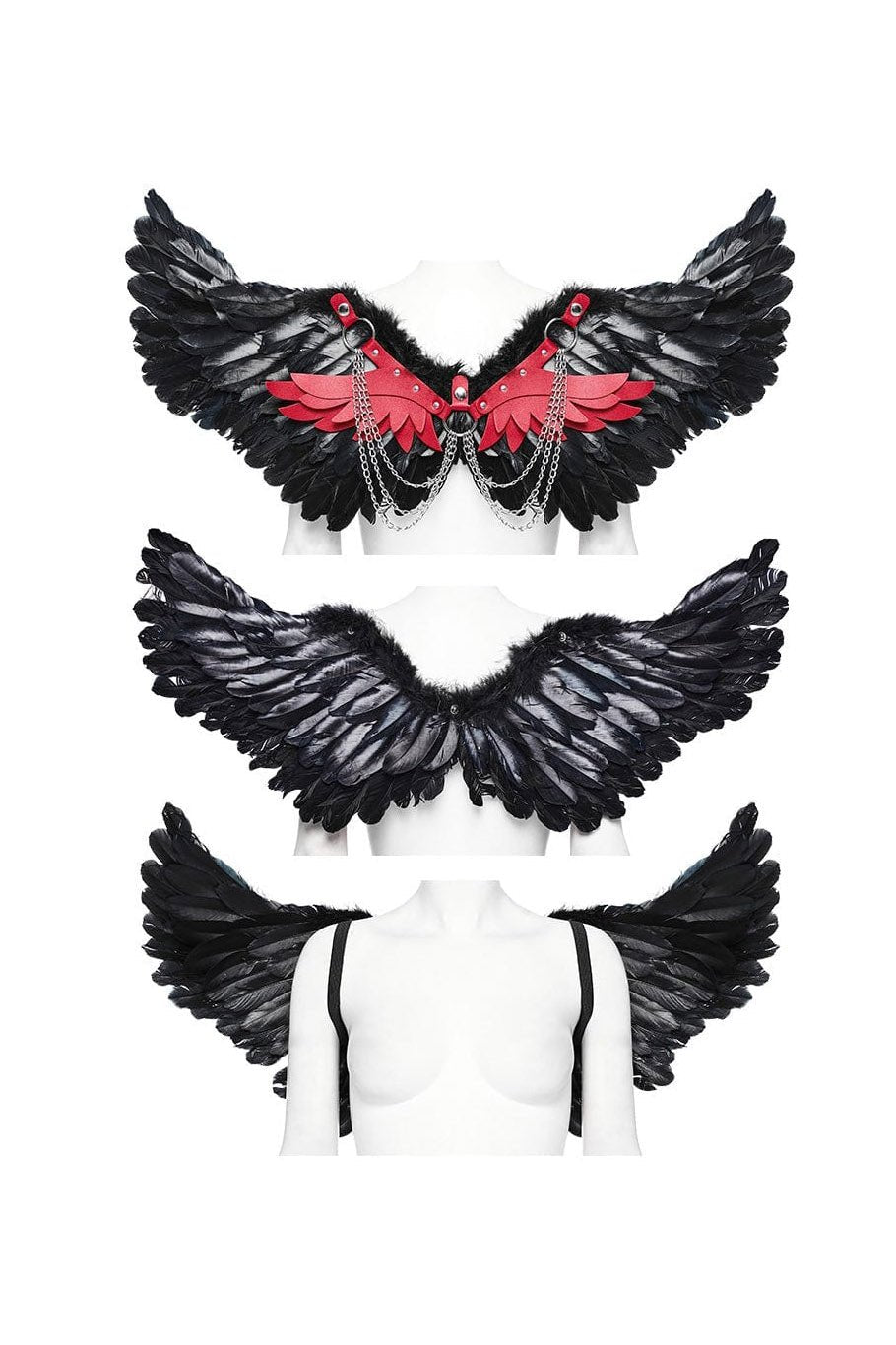 Blood Birdwings Harness [Black/Red]