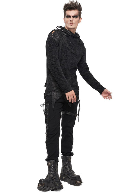 Born Villain Distressed Goth Pants