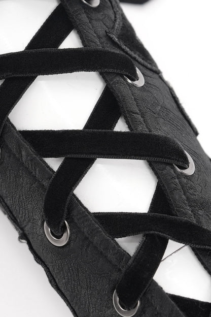 Crucible Studded Lace-Up Gloves