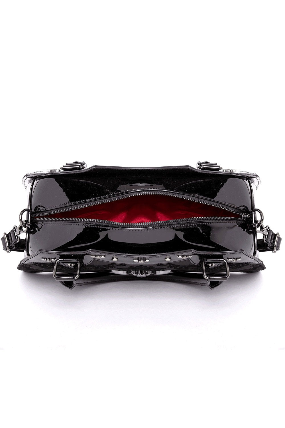Damask Bat Handbag [RED]