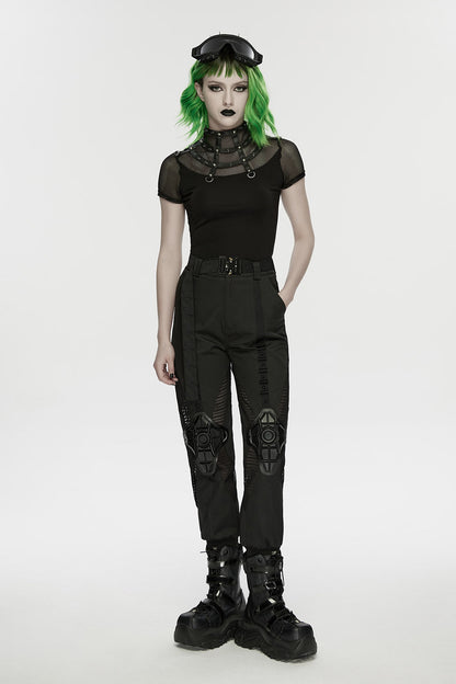 After Dark Fishnet Studded Top