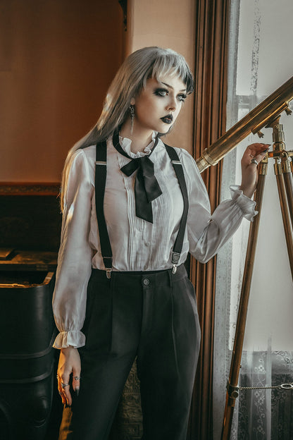 Bateman Button Down Shirt ft. Removable Bow [Unisex]