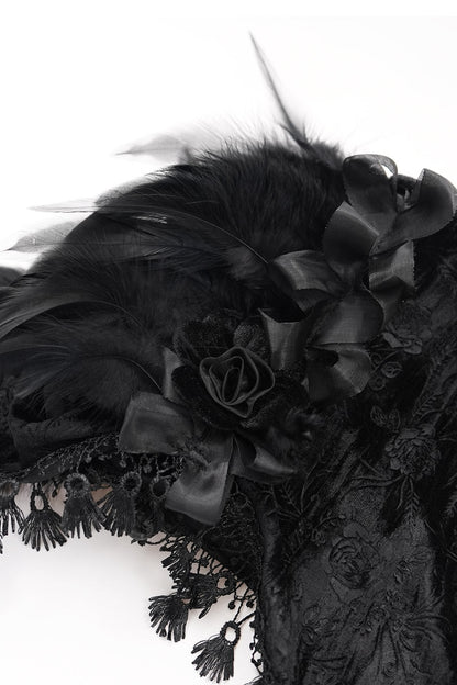 Crow Hollows Feathered Capelet