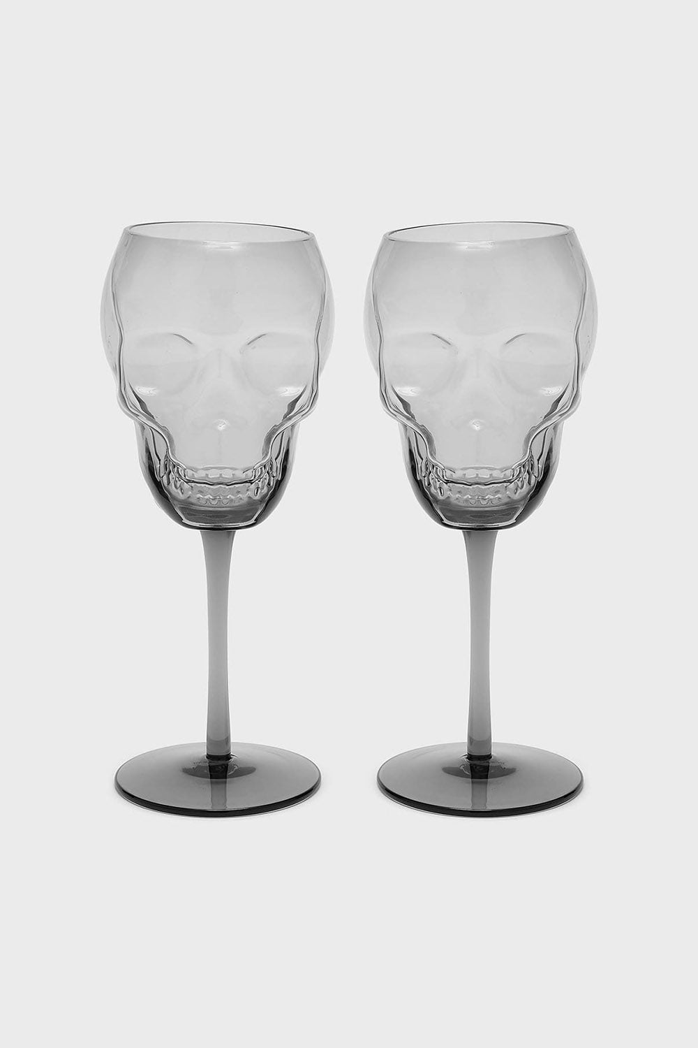 Cranium Wine Glasses [Grey]