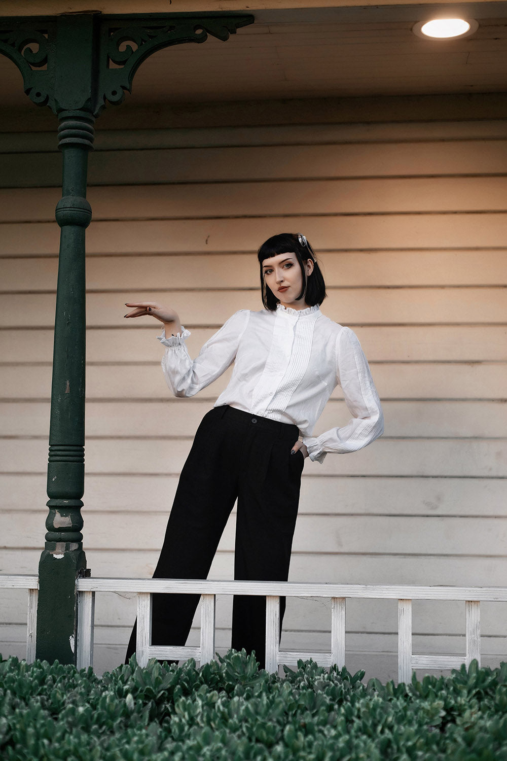 Bateman Button Down Shirt ft. Removable Bow [Unisex]