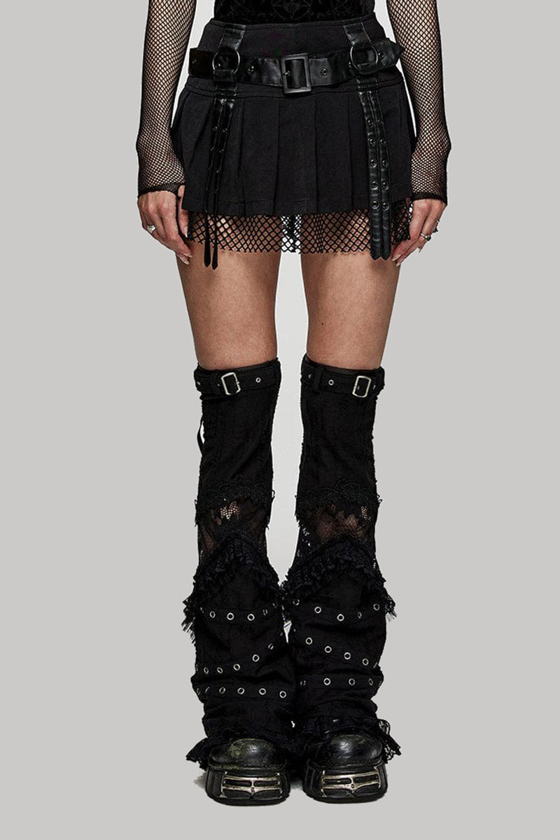Black Widow Net Mini Skirt