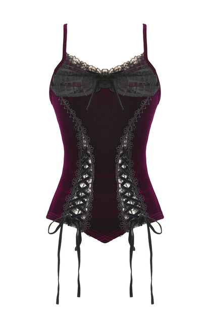 Countess Chateau Lace-Up Tank Top
