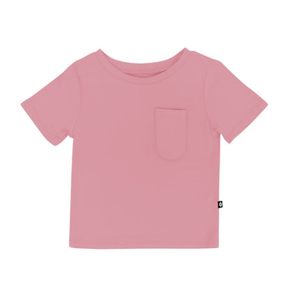 Toddler Crew Neck Tee in Apple Blossom