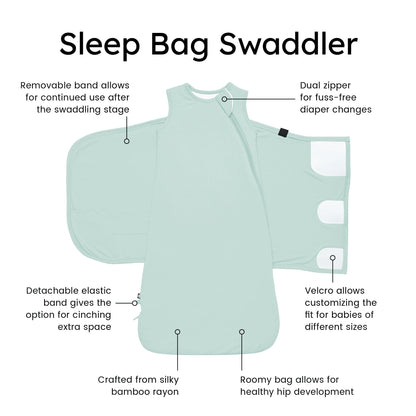 Sleep Bag Swaddler in Sage 1.0