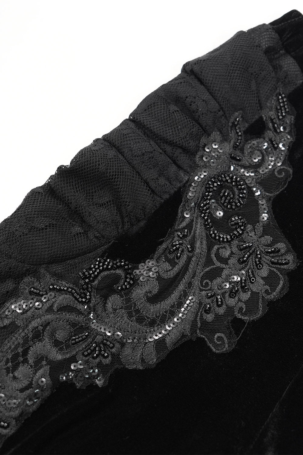 Black Alchemy Velvet Boho Bell Bottoms