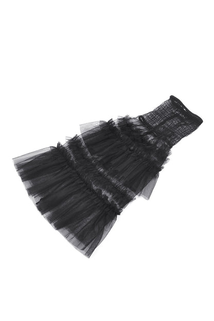 Black Ballet Mesh Leg Warmers