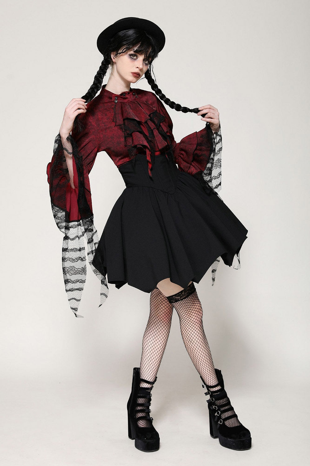 Bloody Valentine Ruffled Blouse