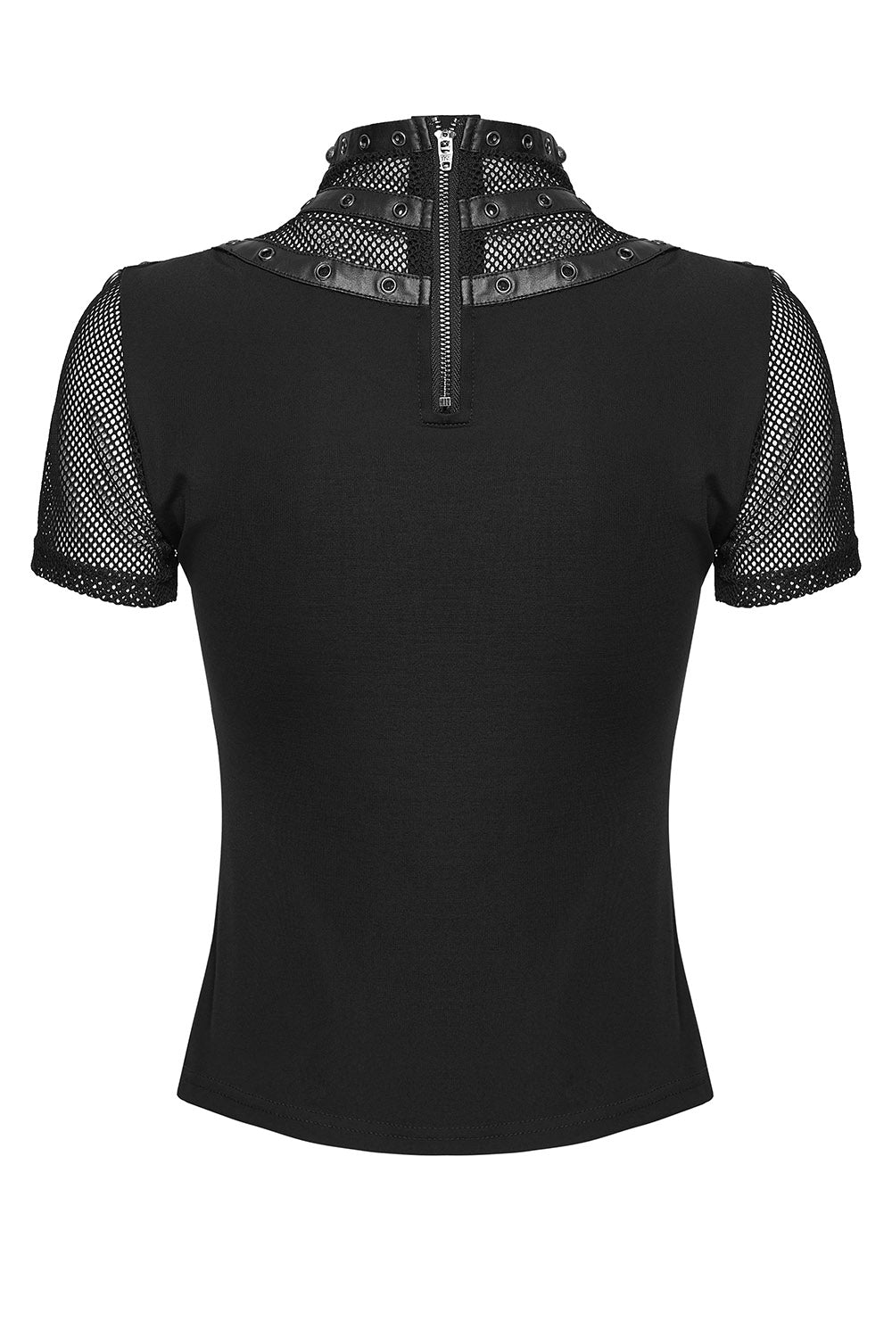 After Dark Fishnet Studded Top