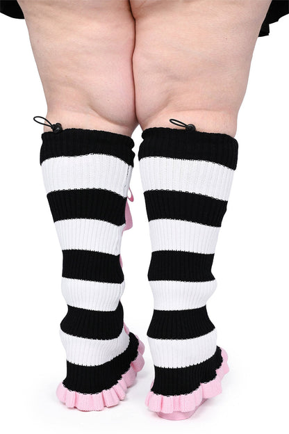 Bittersweet Stripe Leg Warmers