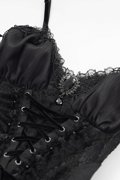 Bow to None Lace Corset Top