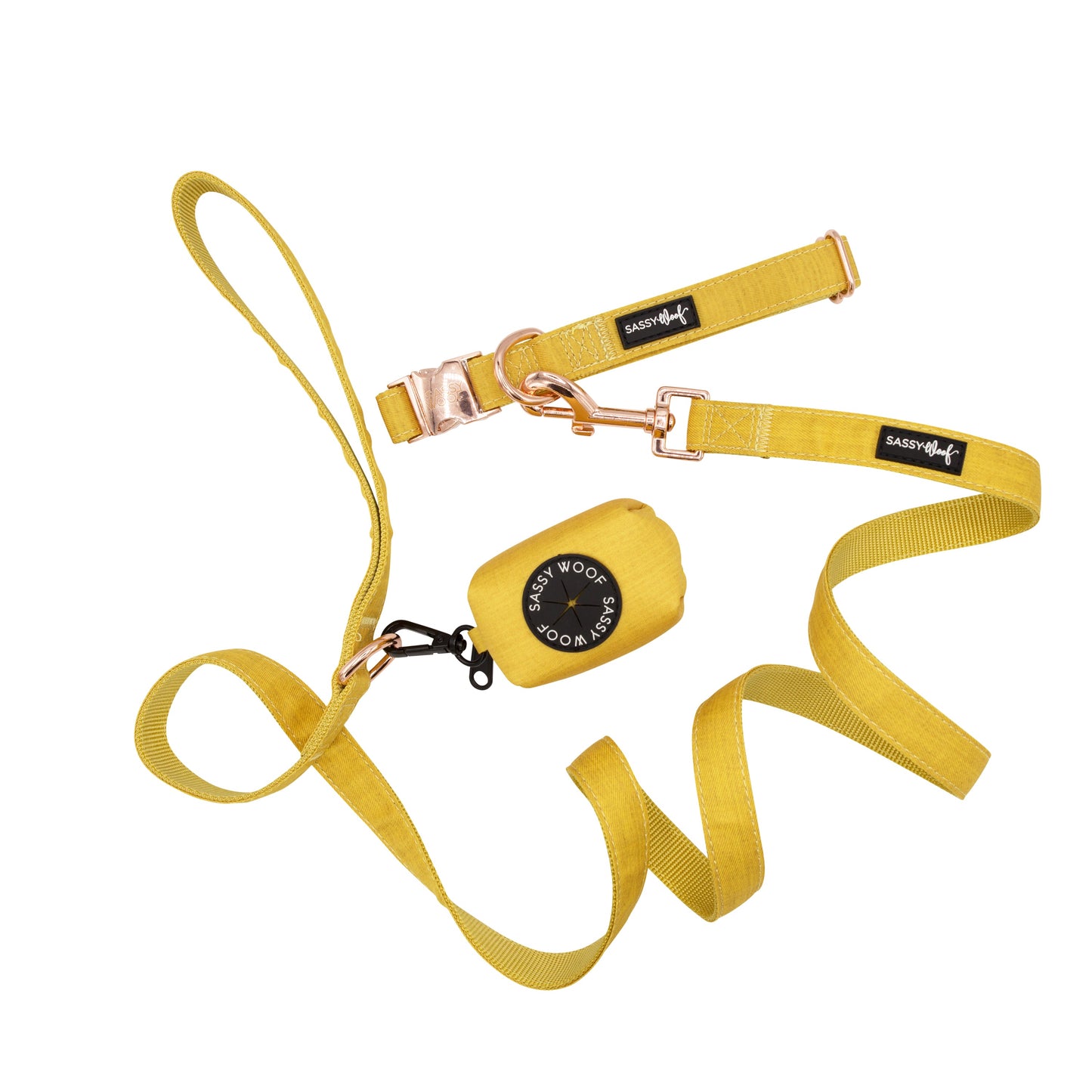 Dog Collar Three Piece Bundle - Sunflower Fields