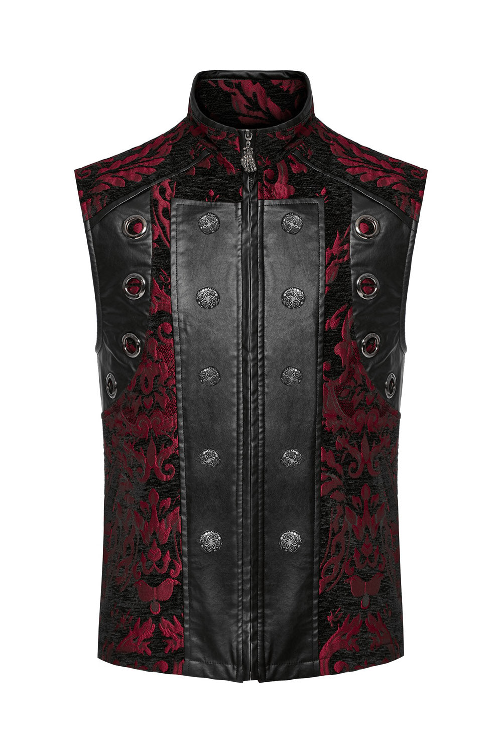 Bloodletting Damask Vest [Black/Red]