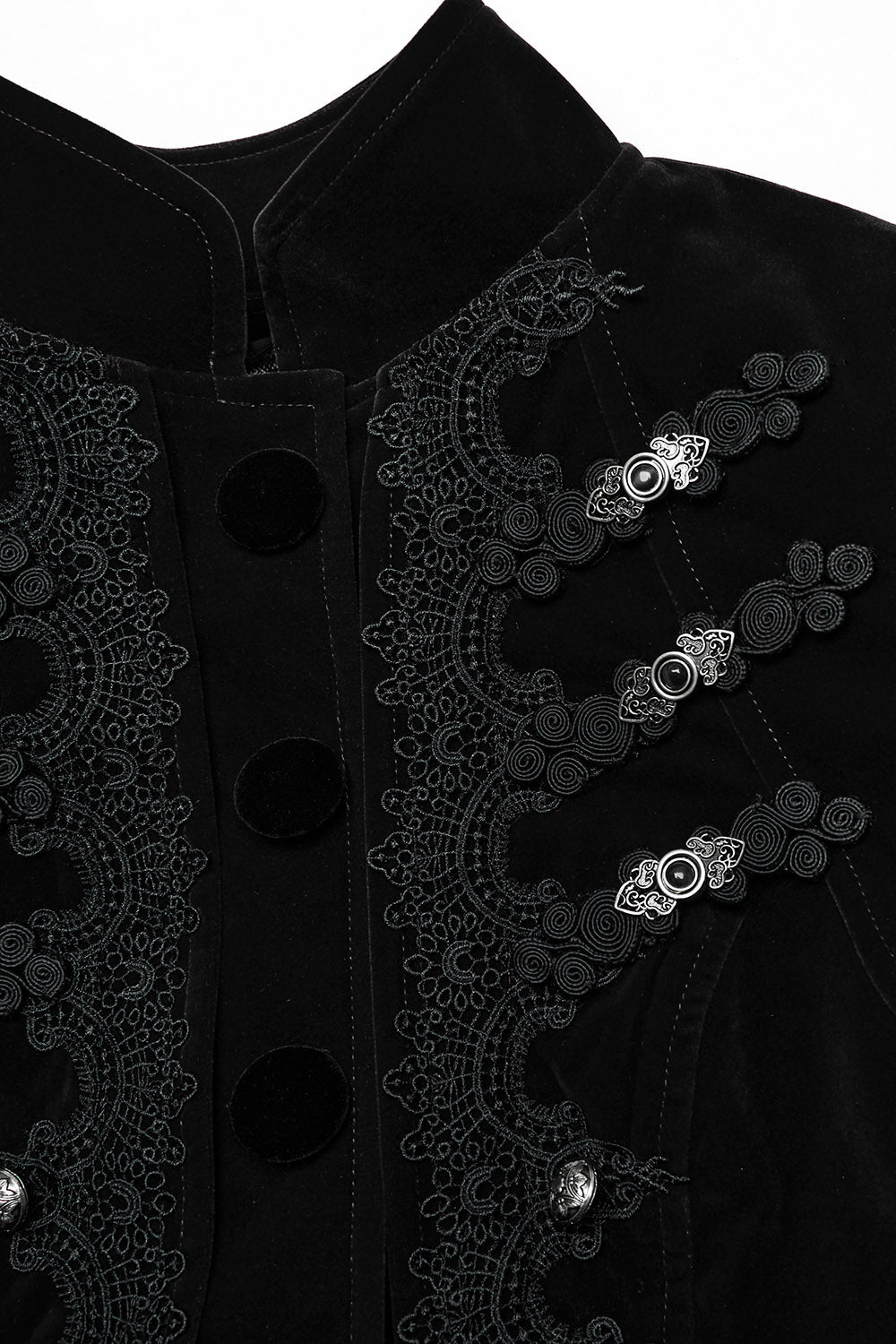 Antoinette Black Velvet Victorian Coat
