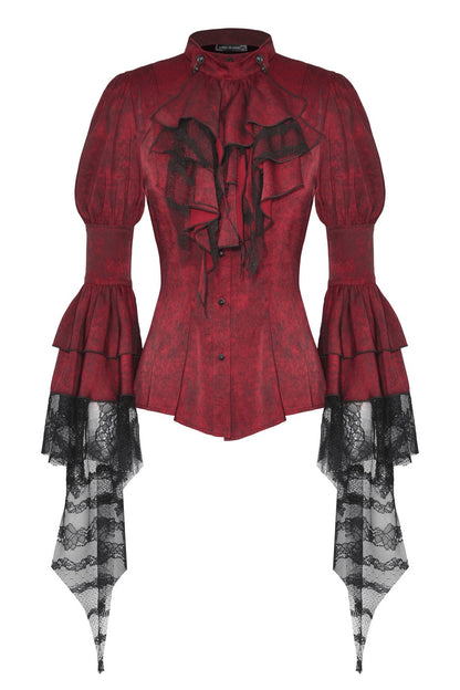 Bloody Valentine Ruffled Blouse