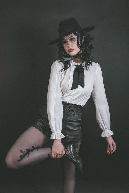 Bateman Button Down Shirt ft. Removable Bow [Unisex]